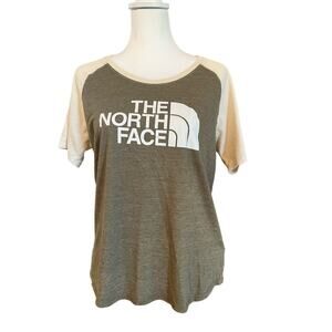 the north face baseball tee womens size large